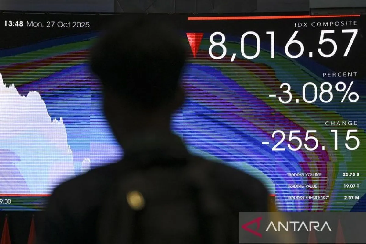 IHSG ditutup melemah di tengah wait and see data ekonomi domestik
