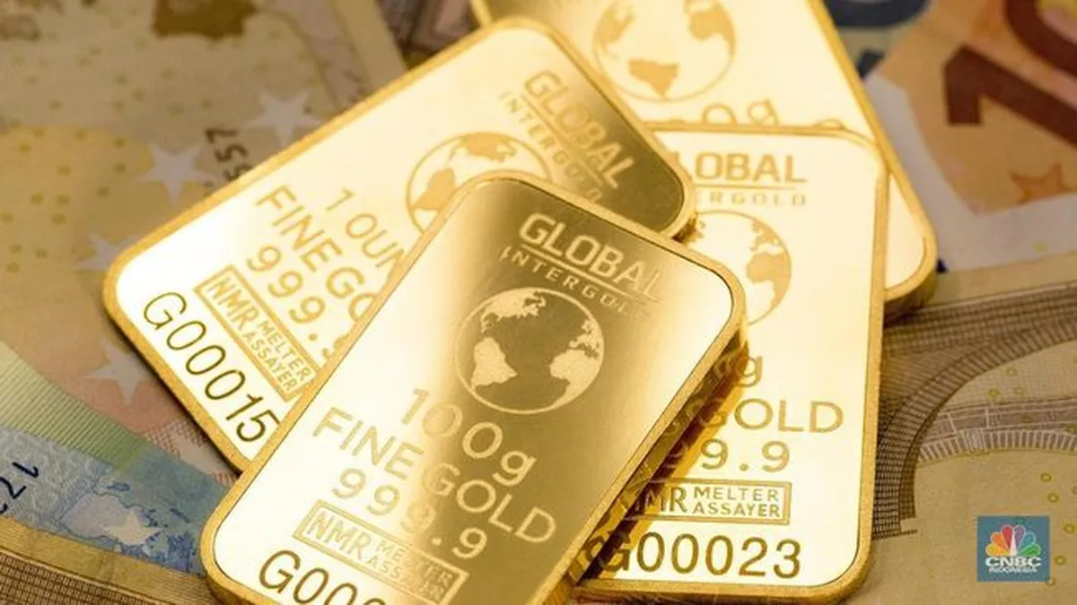 Harga Emas Terbang 4% Minggu Ini, Diramal Tembus US$5.000 Kapan?