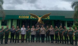 Kapolres Musi Rawas melakukan silaturahmi ke Kodim 0406 Lubuklinggau dan Batalyon B Pelopor Petanang Satuan Brimob Polda Sumsel.