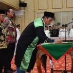 Ratusan pejabat di lingkungan Pemerintah Kabupaten Musi Rawas, Jumat, 31 Maret 2023 resmi dilantik Bupati Hj Ratna Machmud.