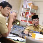Tim Penilai Inspektorat Jenderal (Itjen) Kementrian Dalam Negeri (Kemendagri) melakukan penilaian terhadap Pj Bupati Muba H Apriyadi Mahmud