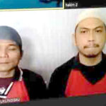 Kanedi (34) dan Prayuda Irianto (29), terdakwa pencurian pipa besi milik PT Medco, di Flow Line KM 01 dusun VII Desa Semangus Lama, Kecamatan Muara Lakitan, Kabupaten Musi Rawas