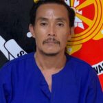 Untung warga Kabupaten Musi Rawas ditangkap polisi karena diduga terlibat kasus pengeroyokan Agus Triawan Syah (36).