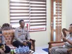 Kapolres Musi Rawas, AKBP Danu Agus Purnomo berbincang bersama Kepala Kantor ATR / BPN Kabupaten Musi Rawas, Eko Suratmoko, Senin 12 Juni 2023