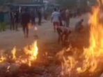 Dua bocah di Kota Prabumulih Provinsi Sumatera Selatan terbakar akibat pipa gas yang bobor menyambar korek api yang dimainkan oleh korban.