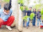 Polres Rejang Lebong ungkap kebun ganja selah batang kopi di Desa Kampung Jeruk Kecamatan Binduriang Kabupaten Rejang Lebong, Senin 7 Agustus 2023.
