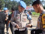 Bidang Propam Polda Sumatera Selatan Sidak ke Polres Muratara dalam rangka penegakan disiplin amggota dalam menjalankan tugas.