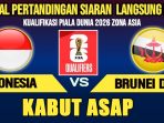 Laga Timnas Indonesia Vs Brunei Darussalam Gagal di Palembang Batal akibat Kabut Asap