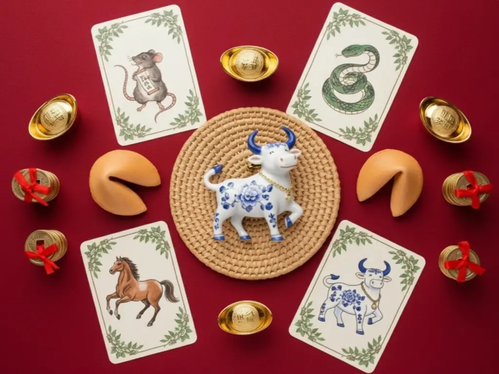 Ilustrasi 4 shio dalam ramalan shio hari ini (Gambar: AI Generated)