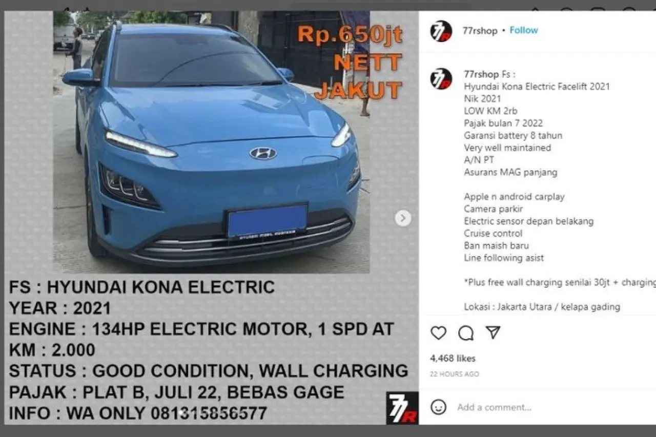 Depresiasi Mobil Listrik Jauh Lebih Dalam Dibanding Bensin, Ini Alasannya