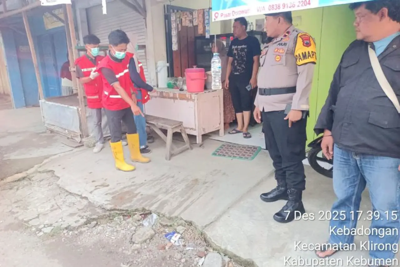 Petani Karangsambung Meninggal Mendadak di Pasar Dorowati, Polisi Tak Temukan Kekerasan