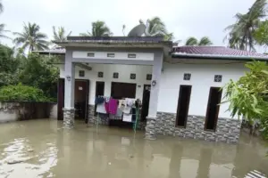 Banjir Rob Terjang Mempawah, Warga Diah: Baru Kali Ini Air Masuk Rumah