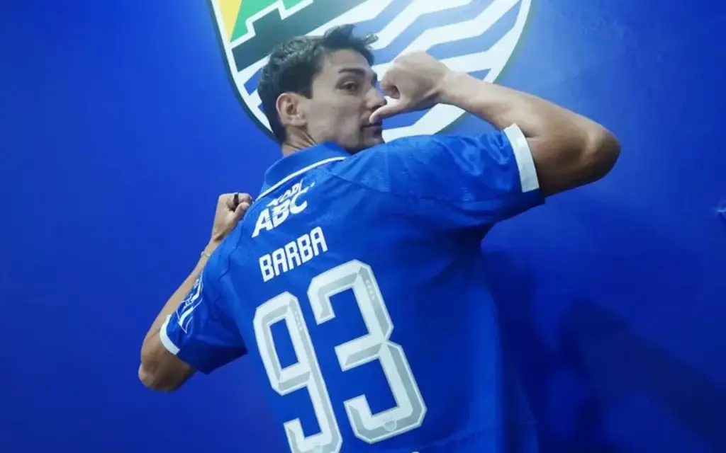 Federico Barba ketika diumumkan sebagai pemain Persib Bandung