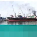 Api Lahap Ruang Mesin dan Penyimpanan BBM Kapal Kontainer Verizon di Pelabuhan Tanjung Perak Surabaya