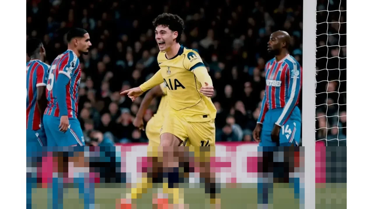 Archie Gray Cetak Gol Debut, Tottenham Akhiri Tren Negatif dengan Kemenangan Tipis atas Crystal Palace