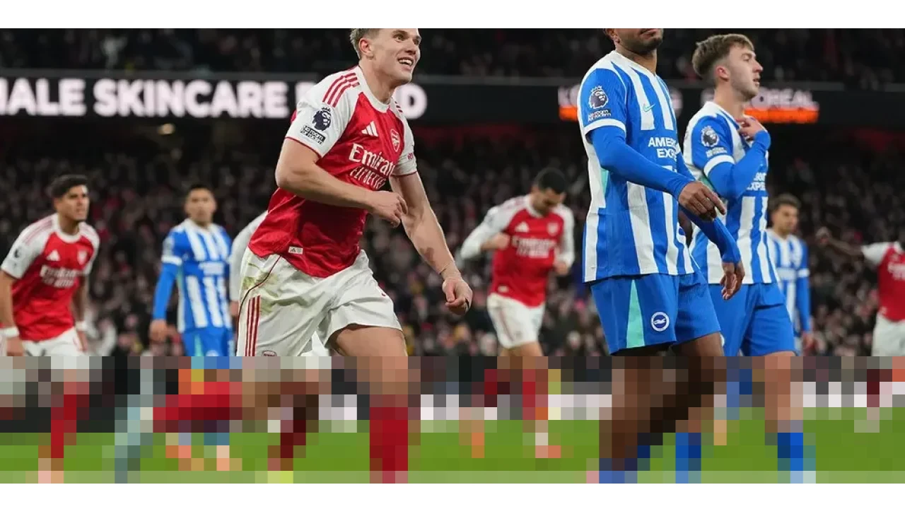 Arsenal Amankan Puncak Klasemen Liga Inggris Usai Taklukkan Brighton 2-1 di Emirates