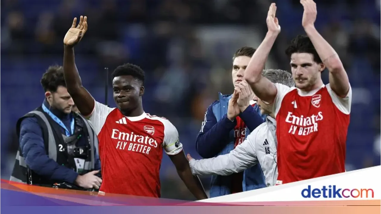 Arsenal Kokoh di Puncak Klasemen Liga Inggris, Ditempel Ketat Manchester City