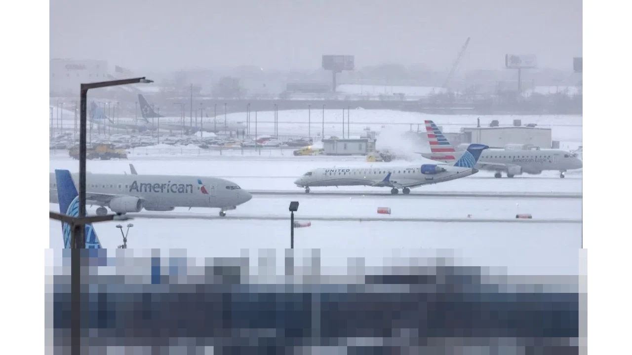 Badai Salju Dahsyat Lumpuhkan AS Timur Laut, Lebih dari 1.300 Penerbangan Dibatalkan