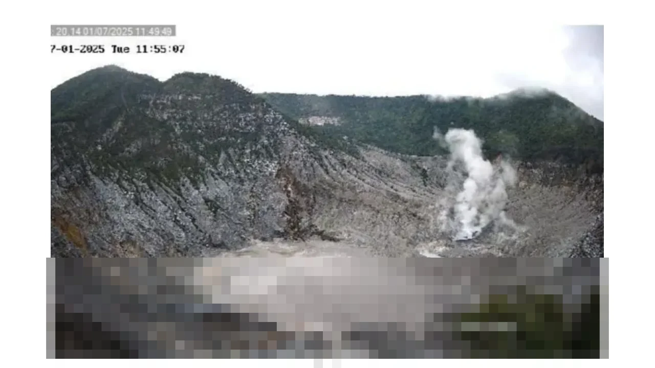 Badan Geologi Peringatkan Lonjakan Tiga Kali Lipat Gempa Low Frequency di Tangkuban Parahu