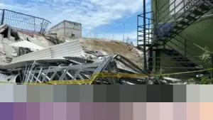 Bangunan Parkir Dua Lantai Roboh di Koja Jakarta Utara, Timpa Empat Mobil dan Satu Motor Tanpa Korban Jiwa