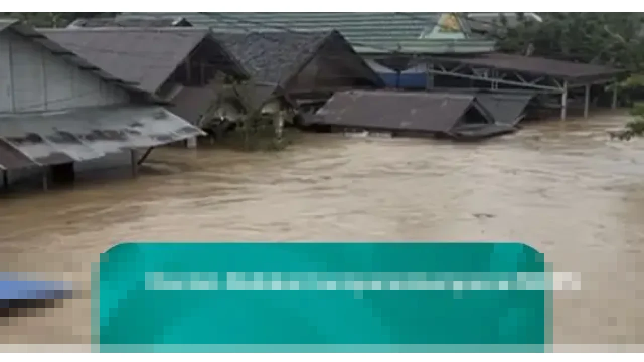 Banjir Bandang Rendam Balangan Kalsel, 1.466 Rumah dan 1.615 KK Terdampak