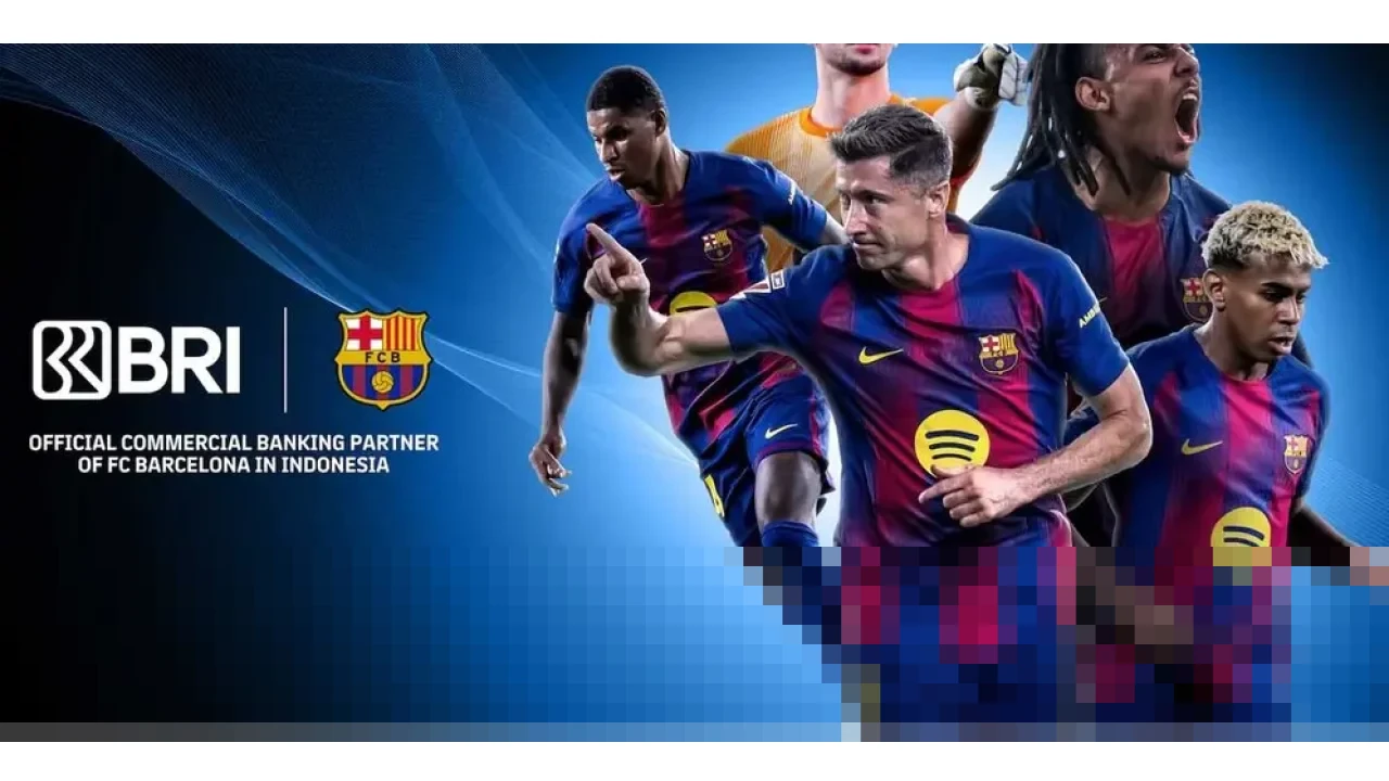 Barcelona Gandeng BRI sebagai Mitra Perbankan Komersial Resmi di Indonesia hingga 2027