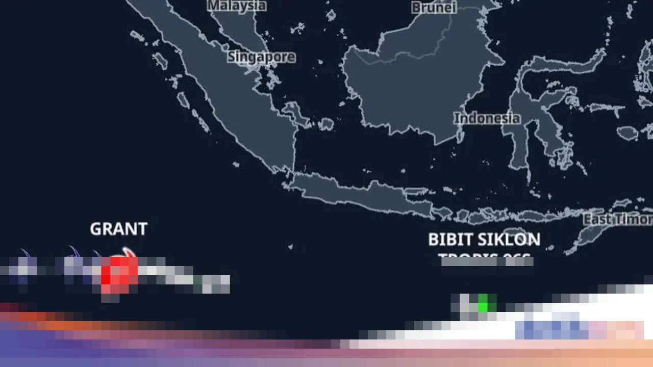 BMKG: Bibit Siklon 96S Berpotensi Picu Cuaca Ekstrem di NTB hingga NTT