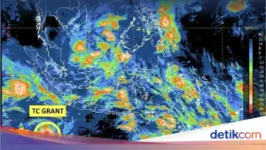 BMKG Peringatkan Potensi Gelombang Tinggi Akibat Siklon Tropis Grant di Perairan Selatan Indonesia