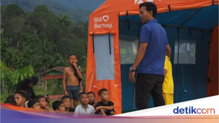 BNI Perkuat Pemulihan Pascabencana, Hadirkan Trauma Healing bagi Anak Korban Banjir Aceh Tenggara