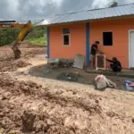 BNPB Mulai Bangun 40 Hunian Sementara di Tapanuli Utara, Satu Unit Rampung 75 Persen