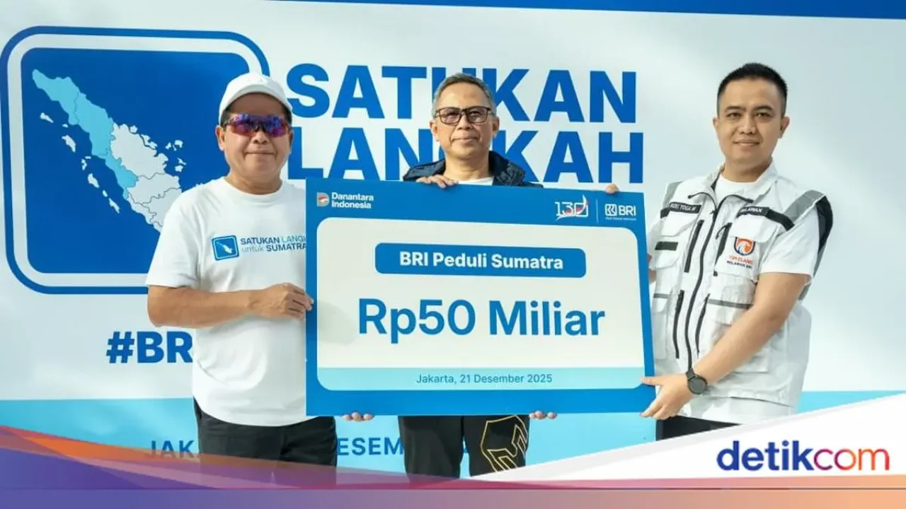BRI Gelar ‘Satukan Langkah untuk Sumatra’, Targetkan Rp 50 Miliar untuk Pemulihan Bencana