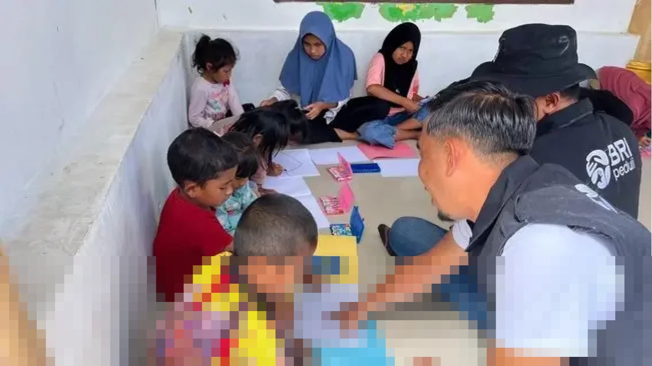 BRI Pastikan Pemulihan Psikologis Anak Korban Banjir Sumatra Melalui Program Trauma Healing