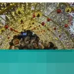 Bundaran HI Berpendar Penuh Cahaya, Ribuan Warga Padati Jakarta Light Festival