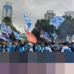 Buruh Kembali Demo di Jakarta, KSPI Ancam Aksi Berlanjut dan Gugat PTUN Jika Tuntutan Tak Dipenuhi