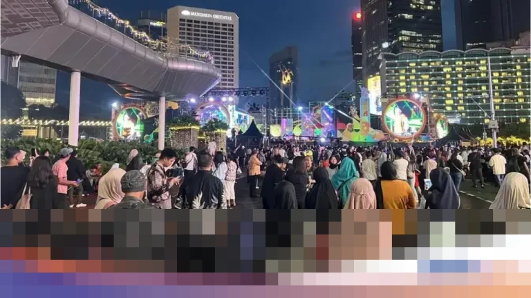 Car Free Night Malam Tahun Baru 2026 Dimulai, Ribuan Warga Padati Sudirman-Thamrin