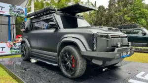 Chery J6 The Helios: Mobil Listrik Modifikasi dengan Panel Surya, Berfungsi sebagai Power Bank Berjalan