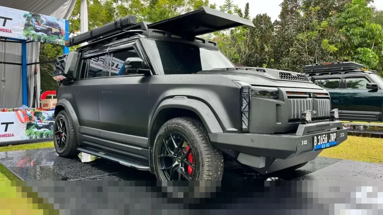 Chery J6 The Helios: Mobil Listrik Modifikasi dengan Panel Surya, Berfungsi sebagai Power Bank Berjalan