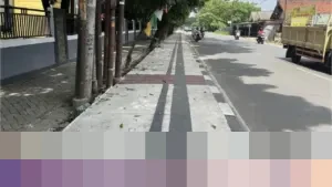 Dinas PUPR Banten Respons Cepat, Trotoar Tangsel yang Viral Dicat Kuning Kini Berubah Abu-abu