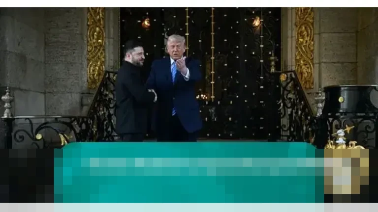 Donald Trump Sambut Volodymyr Zelensky di Mar-a-Lago, Puji Keberanian: “Pria Ini Sangat Berani”