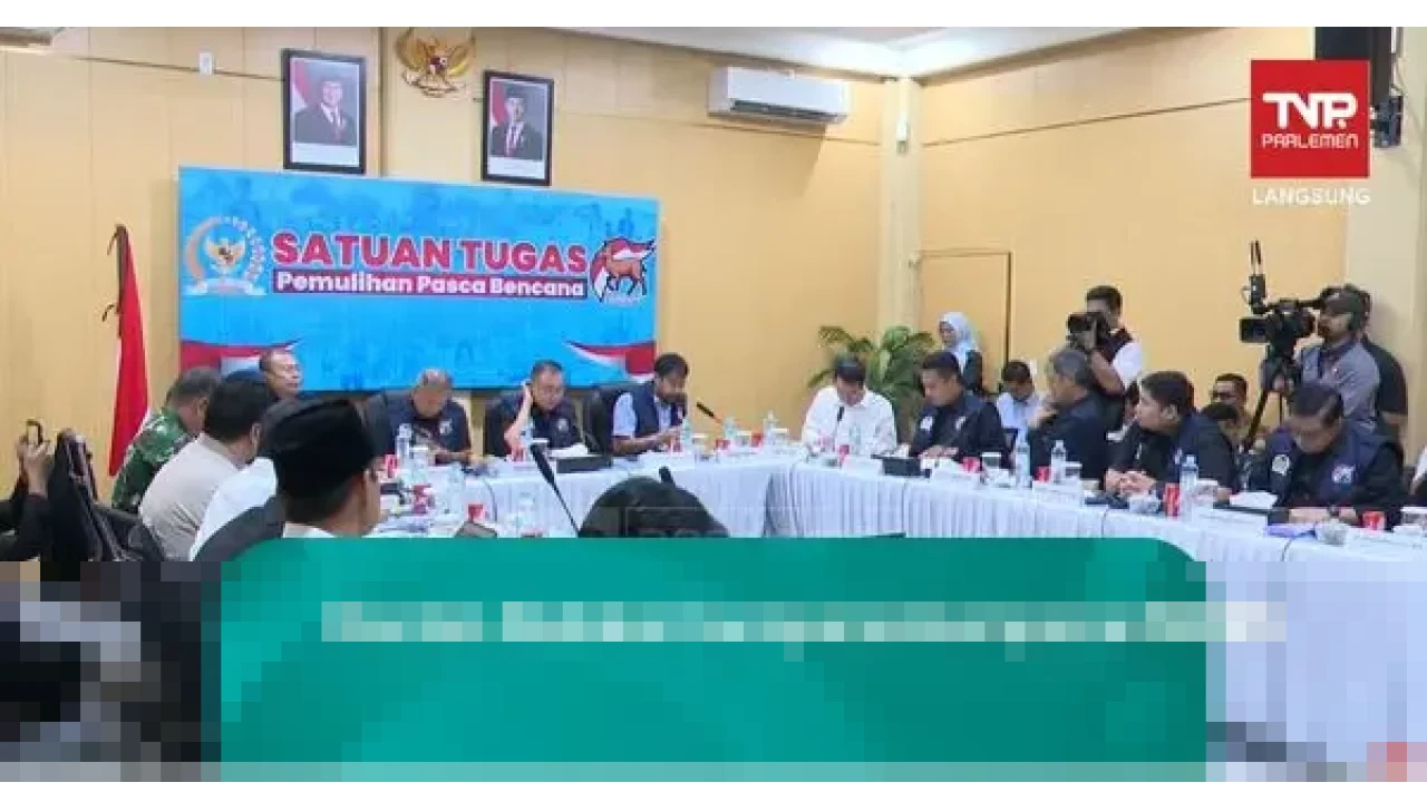 DPR Gelar Rapat Koordinasi Pemulihan Bencana Sumatera, Dasco Tekankan Pentingnya Sinergi