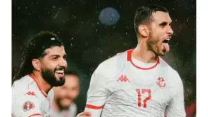 Dua Gol Elias Achouri Antar Tunisia Raih Kemenangan Meyakinkan 3-1 atas Uganda di AFCON 2025