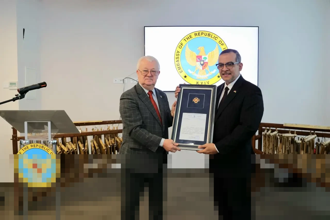 Dubes RI Arief Muhammad Basalamah Dianugerahi Bintang Santo Nikolas atas Kontribusi Eratkan Diplomasi Indonesia-Ukraina