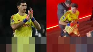 Emi Martinez Mengamuk di Emirates Stadium Usai Diejek Fans Arsenal, Staf Villa Turun Tangan