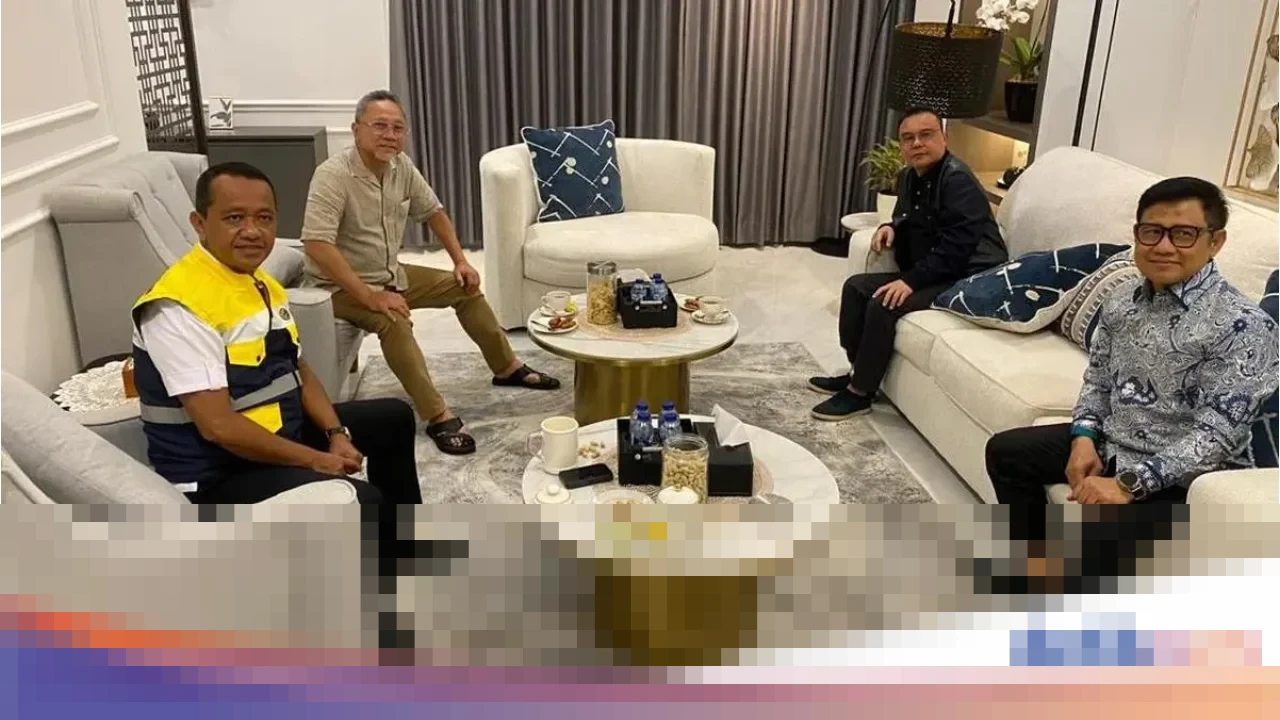 Empat Tokoh Elite Partai Politik Gelar Silaturahmi di Kediaman Bahlil Lahadalia di Jakarta
