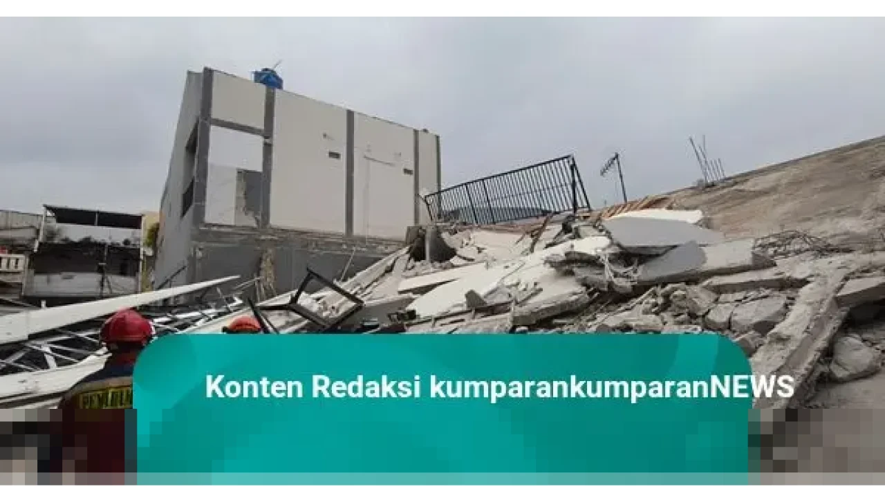 Gedung Parkir Dua Lantai di Koja, Jakarta Utara, Roboh, Anak-anak Saksikan Retakan Mencekam