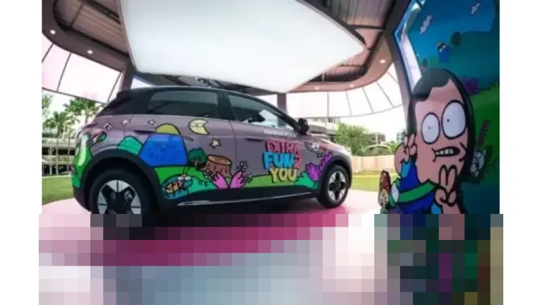 Geely EX2 Berpadu Seni Tahilalats: Hadirkan Pengalaman Interaktif Penuh Warna di Bintaro
