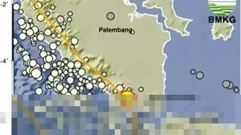 Gempa Magnitudo 2,5 Guncang Lampung, Pusat di Barat Laut Tanggamus dengan Kedalaman 6 Km