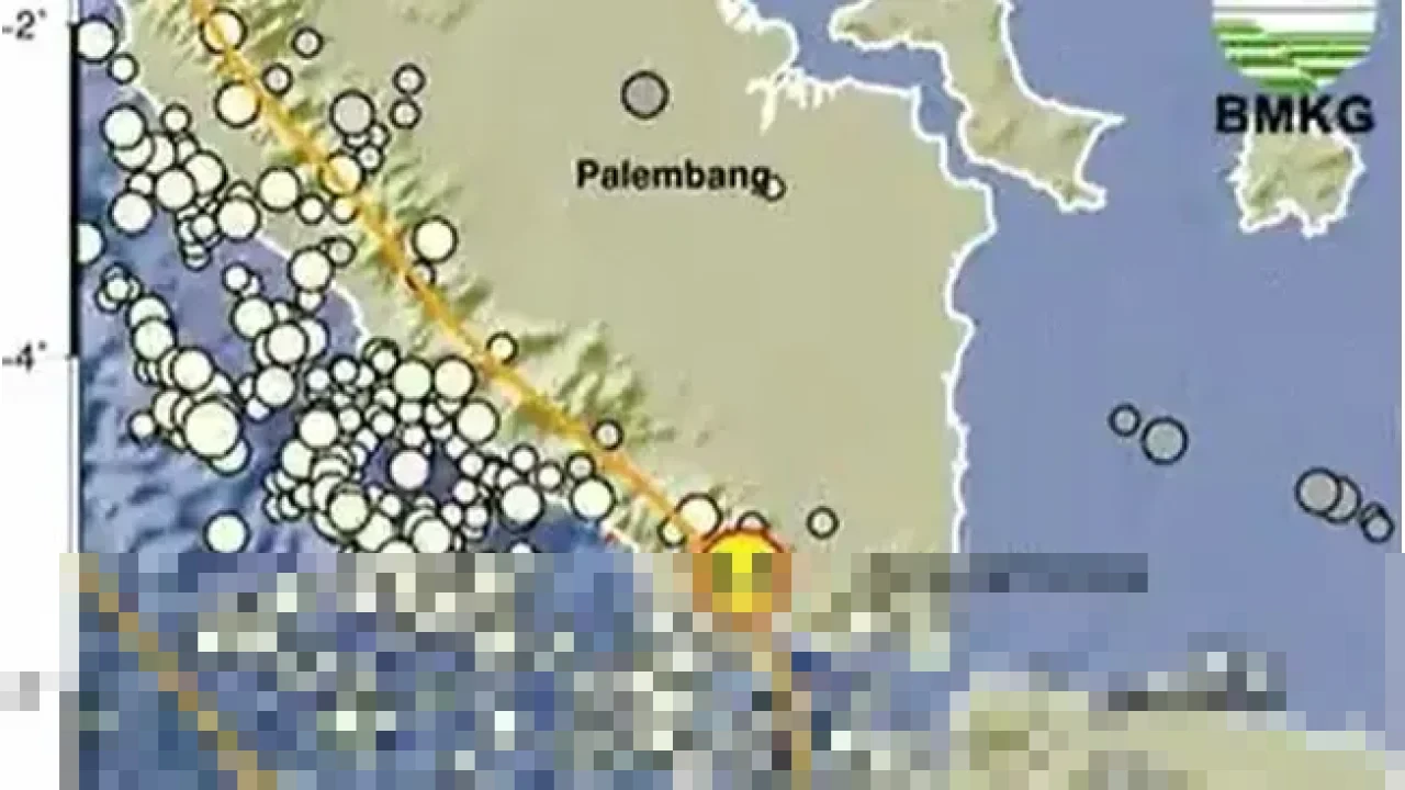 Gempa Magnitudo 2,5 Guncang Lampung, Pusat di Barat Laut Tanggamus dengan Kedalaman 6 Km