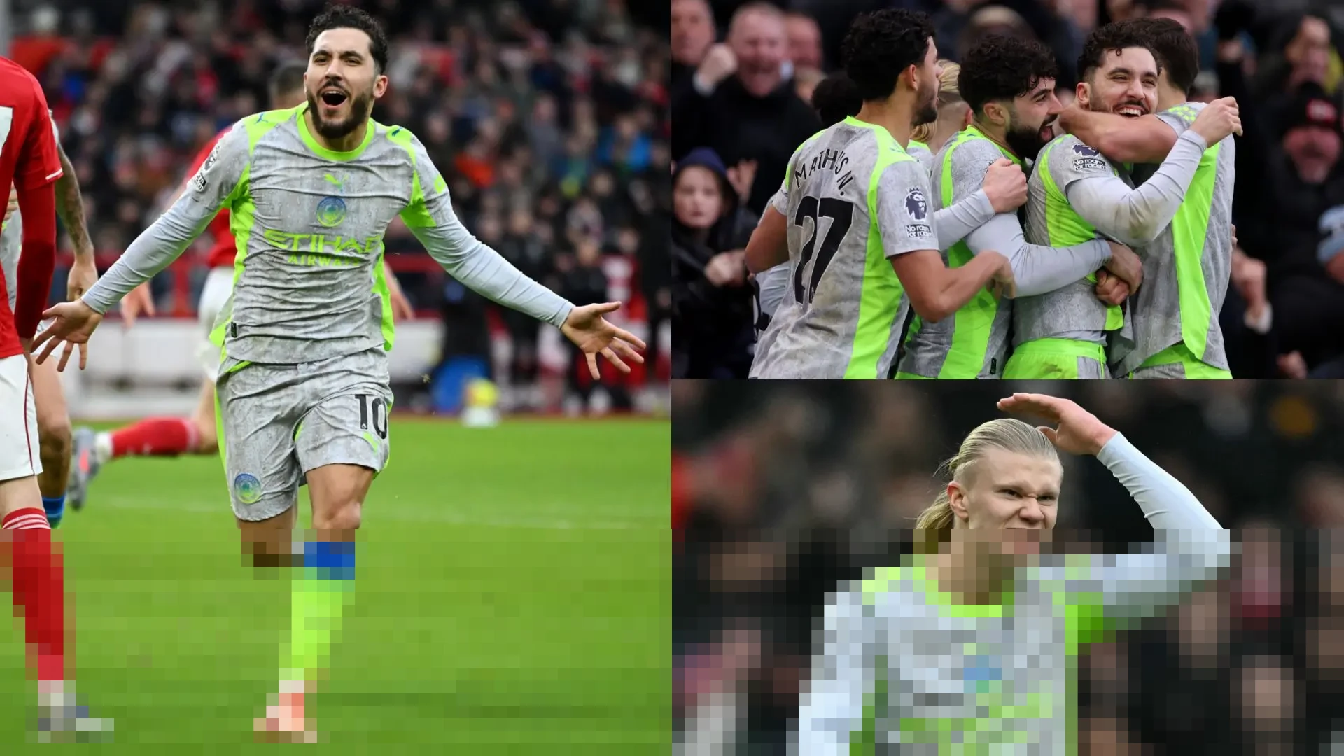 Gol Menit Akhir Rayan Cherki Selamatkan Manchester City dari Nottingham Forest, Amankan Tiga Poin Vital