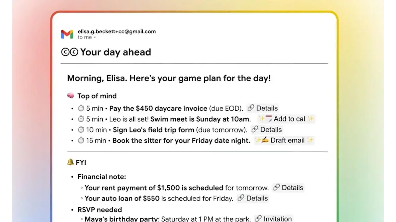 Google Luncurkan CC, Agen AI Produktivitas Berbasis Gemini yang Lebih Canggih dari Now Brief Galaxy